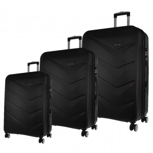 3-Piece Sets Pierre Cardin Hard Shell 3-Piece Luggage Set Travel Pretas | 1573-WJIMQ