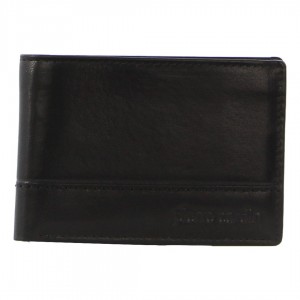 Bi-Fold Wallets Pierre Cardin Leather Slimline Bi-Fold Wallet Masculino Pretas | 3078-YJVPQ