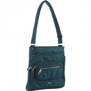 Bolsas Crossbody Pierre Cardin Anti-Theft Cross Body Bag Masculino Turquesa | 3028-TDSUH