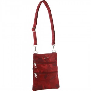 Bolsas Crossbody Pierre Cardin Anti-Theft Cross Body Bag Masculino Bordeaux Camufladas | 2830-WLMXT