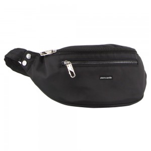 Bolsas Crossbody Pierre Cardin Anti-Theft Waist Bag Feminino Pretas | 9183-CTMZL