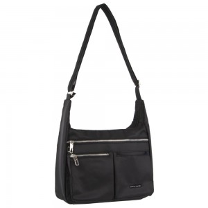 Bolsas Crossbody Pierre Cardin Anti-Theft Cross Body Bag Masculino Pretas | 1384-NBARE