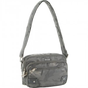 Bolsas Crossbody Pierre Cardin Anti-Theft Cross Body Bag Feminino Cinzentas Camufladas | 8071-JSADG