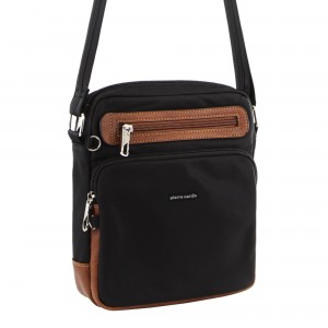 Bolsas Crossbody Pierre Cardin Anti-Theft Cross Body Bag Masculino Pretas | 9407-FWZJT