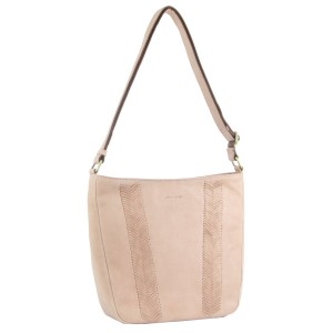 Bolsas Crossbody Pierre Cardin Herringbone Embossed Leather CrossBody Bag Feminino Rosa | 9738-UARIJ