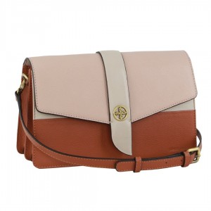 Bolsas Crossbody Pierre Cardin Leather Crossbody Clutch Bag Feminino Bege | 0513-GHARJ