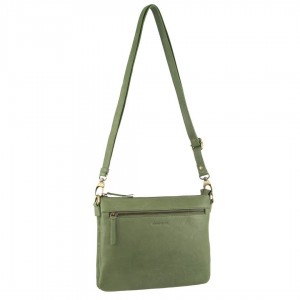 Bolsas Crossbody Pierre Cardin Leather Crossbody Bag Feminino Leaf | 5210-WNTLQ