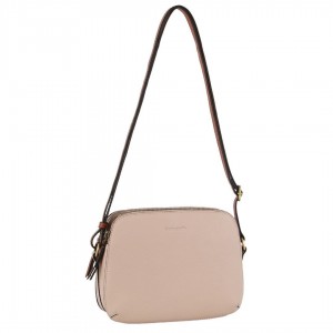 Bolsas Crossbody Pierre Cardin Leather Classic Crossbody Bag Feminino Bege | 4391-PRDCG