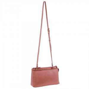 Bolsas Crossbody Pierre Cardin Leather Crossbody Bag Feminino Marsala | 4287-ZYGKQ