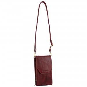 Bolsas Crossbody Pierre Cardin Leather Crossbody Phone Wallet Bag Feminino Rosa | 4258-KLGPF