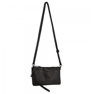 Bolsas Crossbody Pierre Cardin Leather Multiway Cross-Body Bag Feminino Pretas | 0429-YTNQJ
