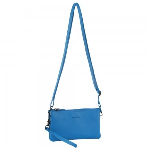 Bolsas Crossbody Pierre Cardin Leather Multiway Cross-Body Bag Feminino Luz Turquesa | 6314-TMVRS