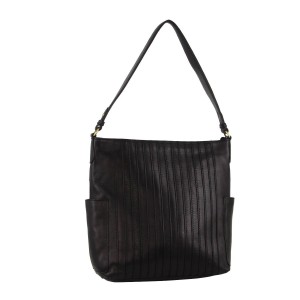 Bolsas Crossbody Pierre Cardin Leather Stitch-design Hobo Bag Feminino Pretas | 8124-WQTCA