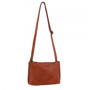 Bolsas Crossbody Pierre Cardin Leather Trendy Cross-Body Bag Feminino Marrom | 0713-BVCWS