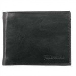 Carteira Trifold Pierre Cardin Rustic Leather Tri-Fold Wallet Masculino Pretas | 3128-GBUPZ