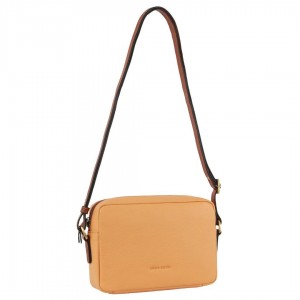 Handbags Pierre Cardin Leather Classic Square Crossbody Bag Feminino Abricó | 4610-XAEWD
