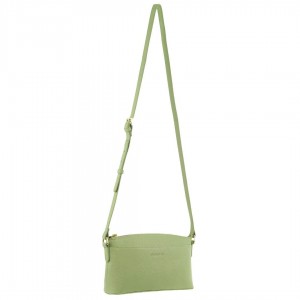 Handbags Pierre Cardin Leather Crossbody Bag Feminino Jade | 8734-DAOFZ