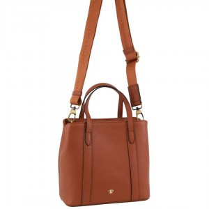 Handbags Pierre Cardin Leather Webbing Strap Tote Bag Feminino Marrom | 5428-LQCTR