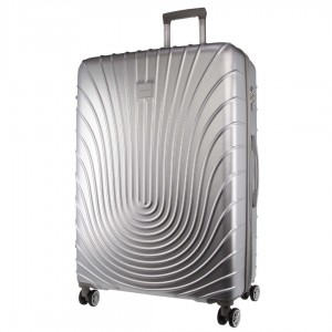 Hard Shell Cases Pierre Cardin 80cm LARGE Hard Shell Case Travel Prateadas | 5786-YPREJ