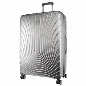 Malas De Viagem Pierre Cardin 54cm CABIN Hard Shell Case Travel Prateadas | 1230-GNBME
