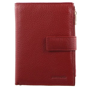Medium Wallets Pierre Cardin Italian Leather Tab Wallet Feminino Vermelhas | 3256-LUANC