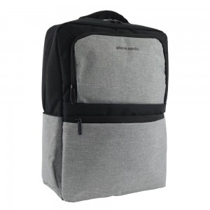 Mochilas Pierre Cardin Travel & Business Backpack with Built-in USB Port Masculino Cinzentas | 1705-MCFKX