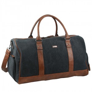 Overnight Bags Pierre Cardin Canvas Overnight Duffle Bag Masculino Pretas | 0695-TDKJX
