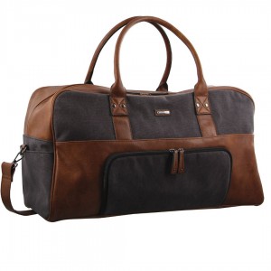 Overnight Bags Pierre Cardin Canvas Overnight Bag Masculino Marrom | 0437-UIBVJ