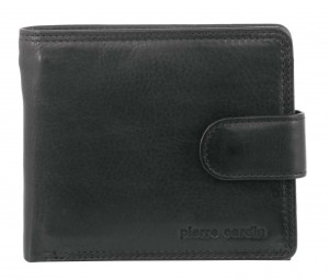 Tab Wallets Pierre Cardin Rustic Leather Wallet Masculino Pretas | 6032-AUZBV