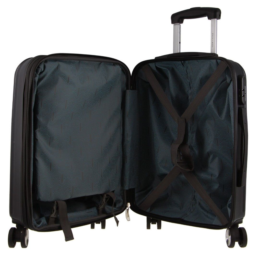3-Piece Sets Pierre Cardin Hard Shell 3-Piece Luggage Set Travel Pretas | 9817-GEASJ
