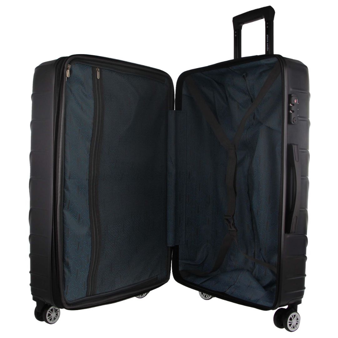 3-Piece Sets Pierre Cardin Hard Shell 3-Piece Luggage Set Travel Pretas | 5624-FXDQI