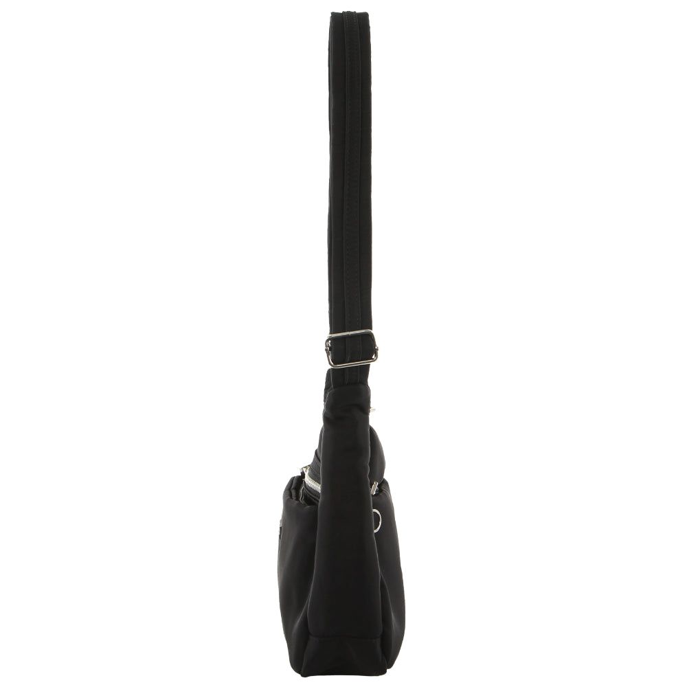Anti-Theft Range Pierre Cardin Anti-Theft Cross Body Bag Travel Pretas | 3174-CUWRH