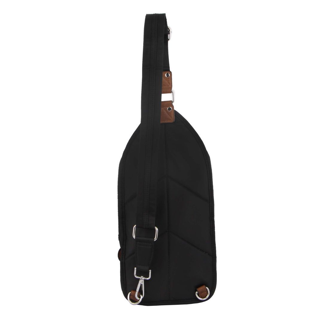 Anti-Theft Range Pierre Cardin Anti-Theft Cross Body Bag Travel Pretas | 6473-NMESA