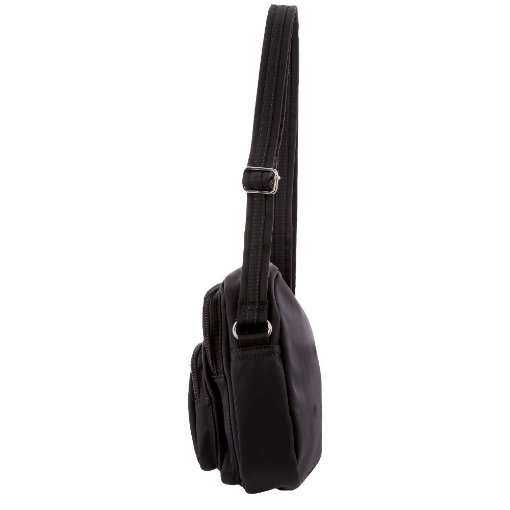 Anti-Theft Range Pierre Cardin Anti-Theft Cross Body Bag Travel Pretas | 5921-NCSYR