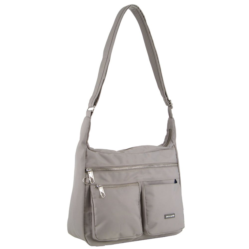 Anti-Theft Range Pierre Cardin Anti-Theft Cross Body Bag Feminino Cinzentas Marrom | 4280-OBZAX