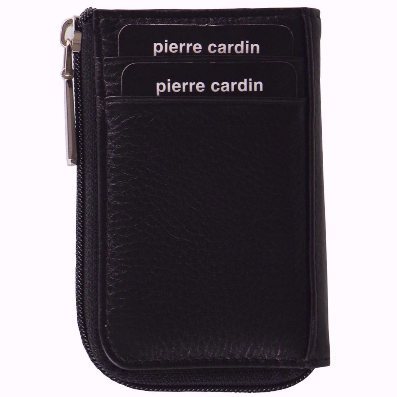 Bi-Fold Wallets Pierre Cardin Italian Leather Key + Credit Card Holder Masculino Pretas | 2857-KUWVX
