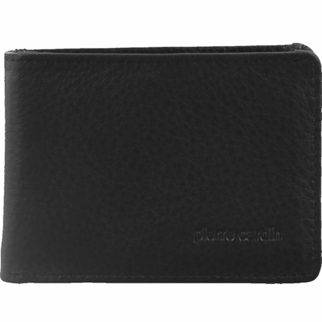 Bi-Fold Wallets Pierre Cardin Italian Leather Bi-Fold Wallet Masculino Pretas | 9168-DIJRZ