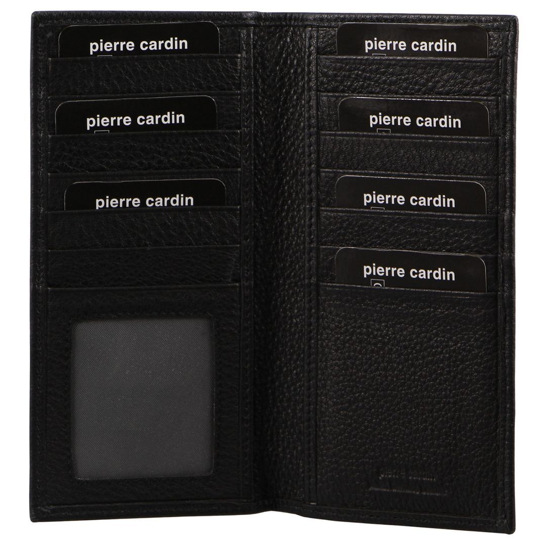 Bi-Fold Wallets Pierre Cardin Italian Leather Suit Wallet Masculino Pretas | 5082-JSZIG