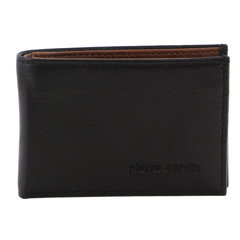 Bi-Fold Wallets Pierre Cardin Italian Leather Two Tone Wallet Card Holder Masculino Pretas | 4967-XYAKP