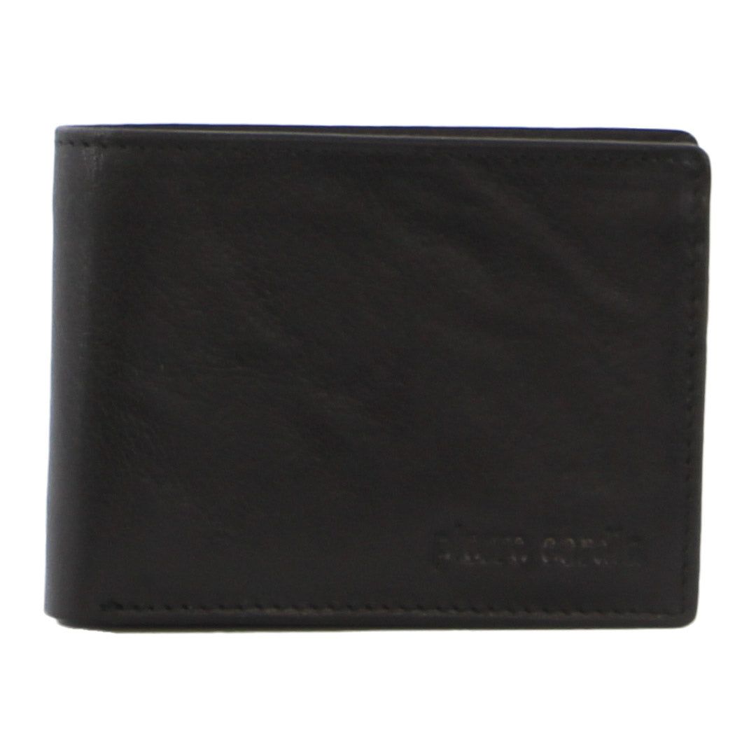 Bi-Fold Wallets Pierre Cardin Leather Bi-Fold Wallet Masculino Pretas | 0124-VHBUQ