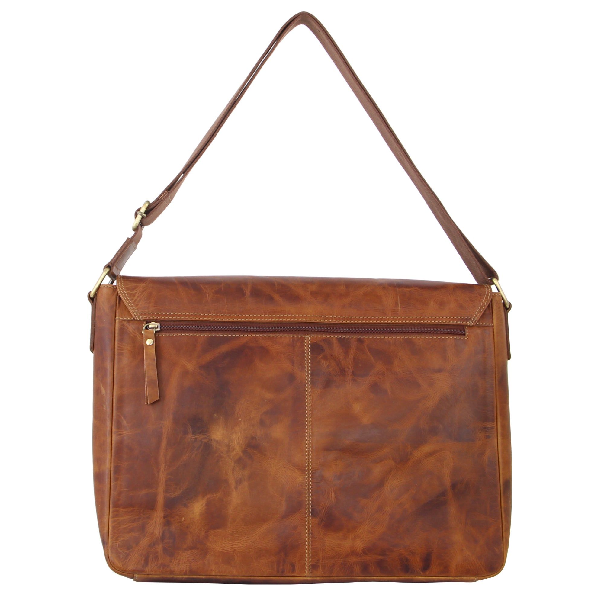 Bolsa Messenger Pierre Cardin Leather Business Satchel Masculino Marrom | 6279-VISZA