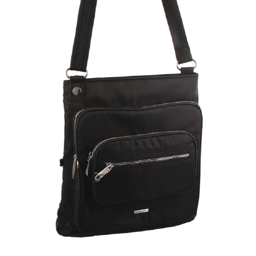 Bolsas Crossbody Pierre Cardin Anti-Theft Cross Body Masculino Pretas | 9317-PRCTO