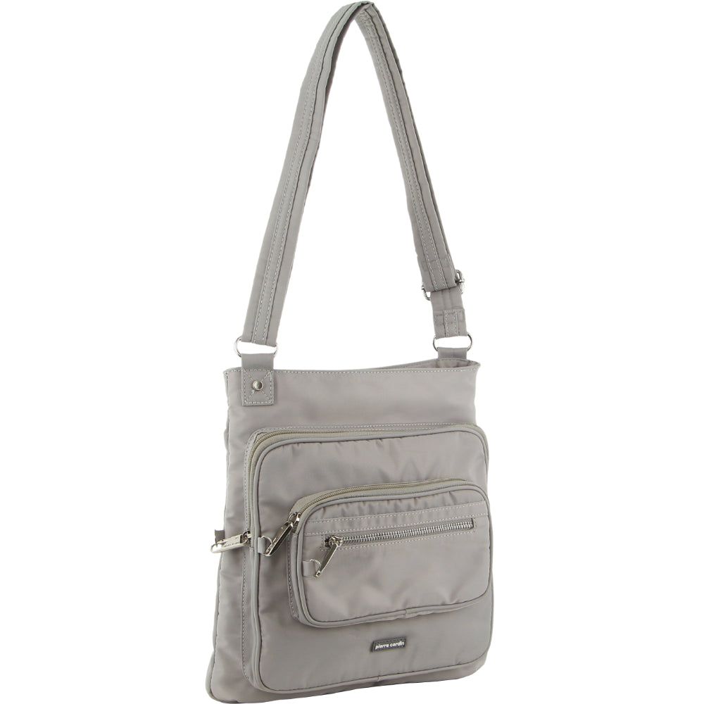 Bolsas Crossbody Pierre Cardin Anti-Theft Cross Body Bag Feminino Cinzentas Marrom | 2981-QMXLG