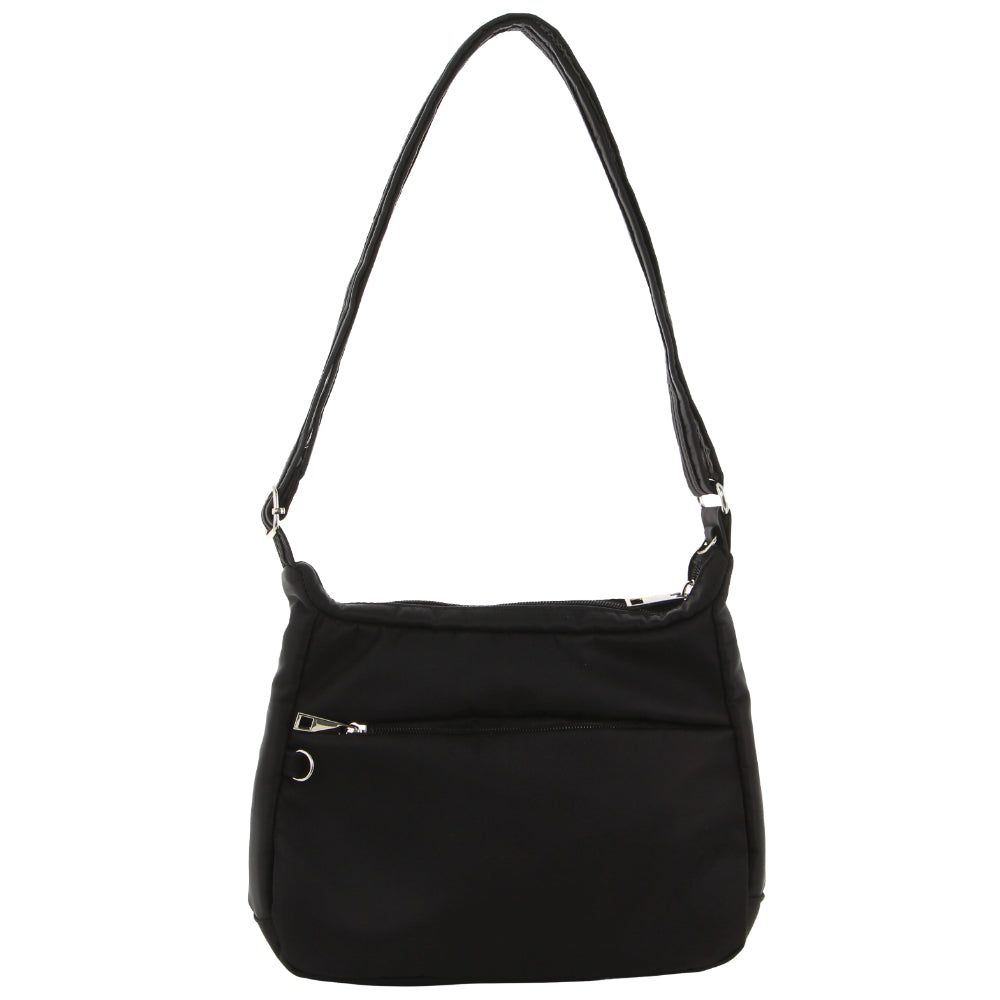 Bolsas Crossbody Pierre Cardin Anti-Theft Cross Body Bag Feminino Pretas | 2438-PRKDX