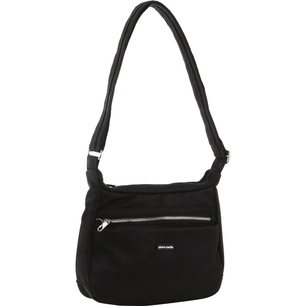 Bolsas Crossbody Pierre Cardin Anti-Theft Cross Body Bag Feminino Pretas | 2438-PRKDX