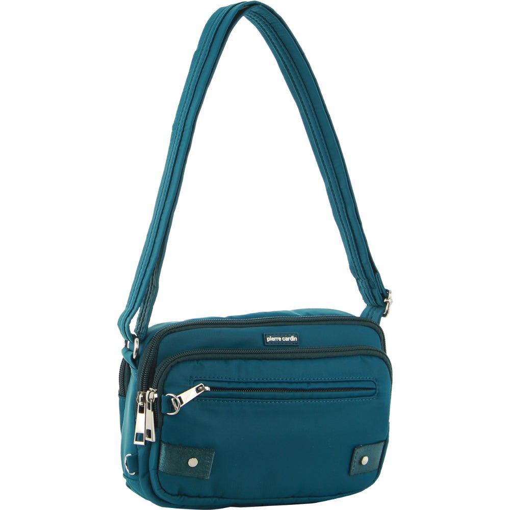 Bolsas Crossbody Pierre Cardin Anti-Theft Cross Body Bag Feminino Turquesa | 1607-WDGMI