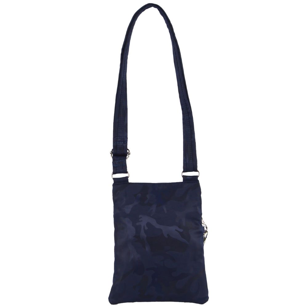 Bolsas Crossbody Pierre Cardin Anti-Theft Cross Body Bag Feminino Azul Marinho Camufladas | 1302-GRYNH