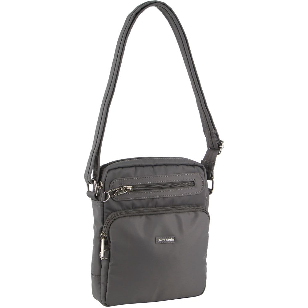 Bolsas Crossbody Pierre Cardin Anti-Theft Cross Body Bag Masculino Cinzentas | 9736-YXKJR