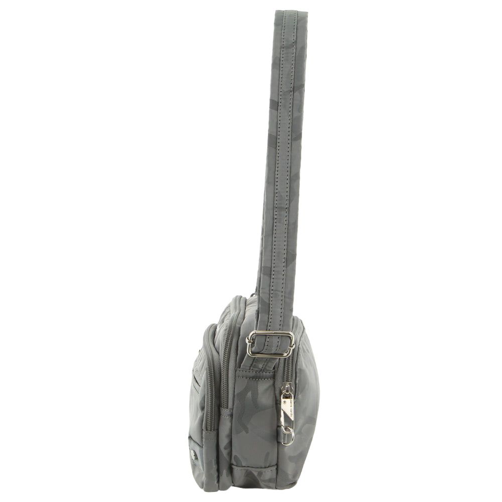 Bolsas Crossbody Pierre Cardin Anti-Theft Cross Body Bag Feminino Cinzentas Camufladas | 8071-JSADG