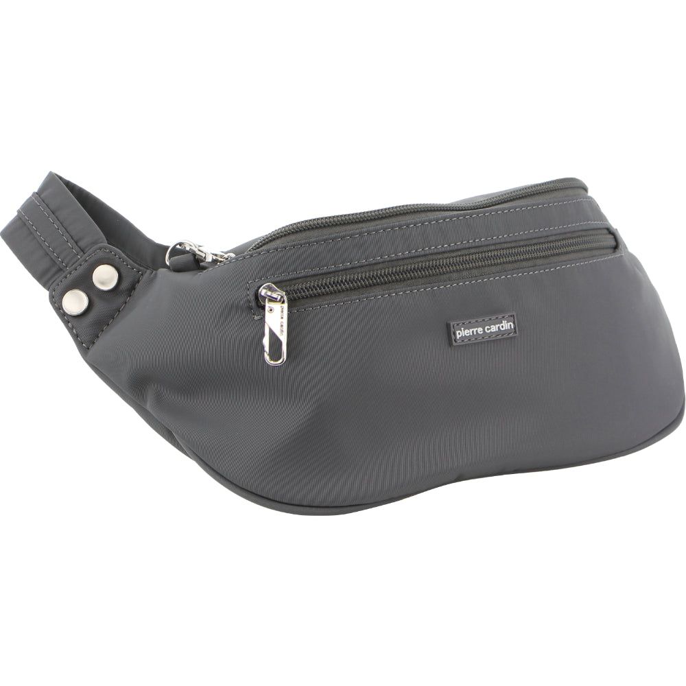 Bolsas Crossbody Pierre Cardin Anti-Theft Waist Bag Feminino Cinzentas | 9681-ZLKIO